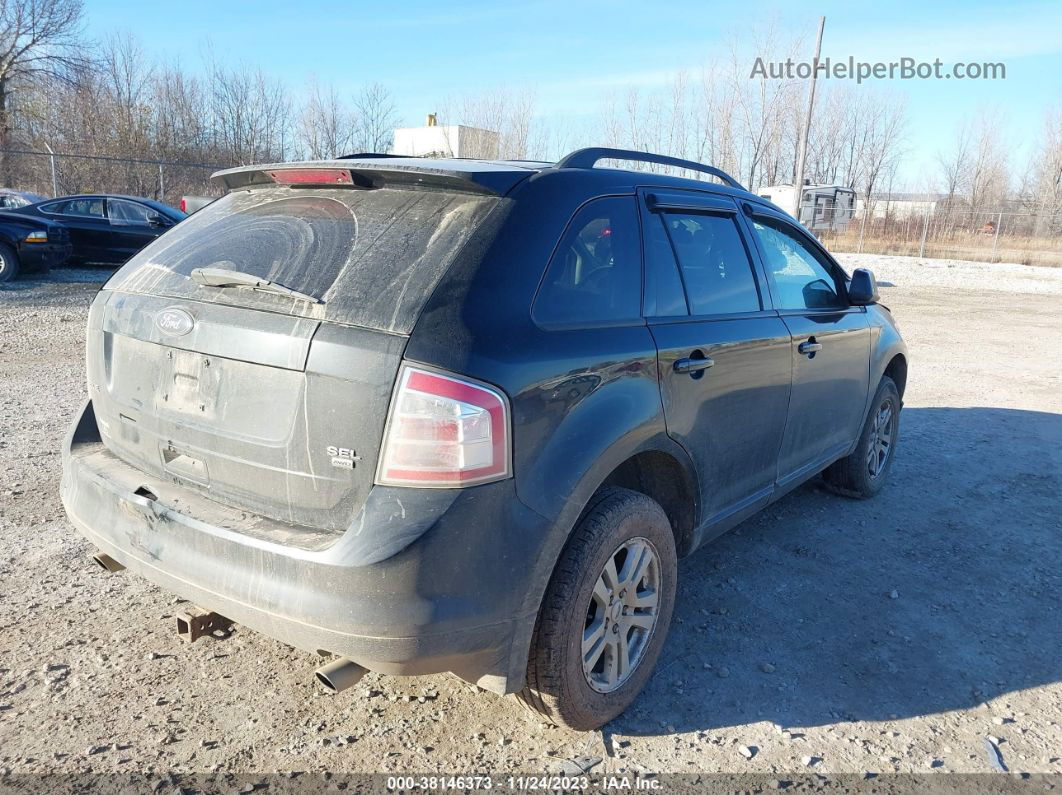 2008 Ford Edge Sel Черный vin: 2FMDK48C18BB14144