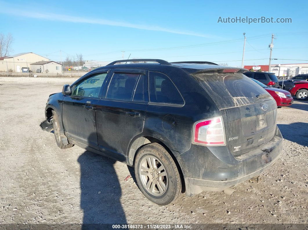 2008 Ford Edge Sel Черный vin: 2FMDK48C18BB14144