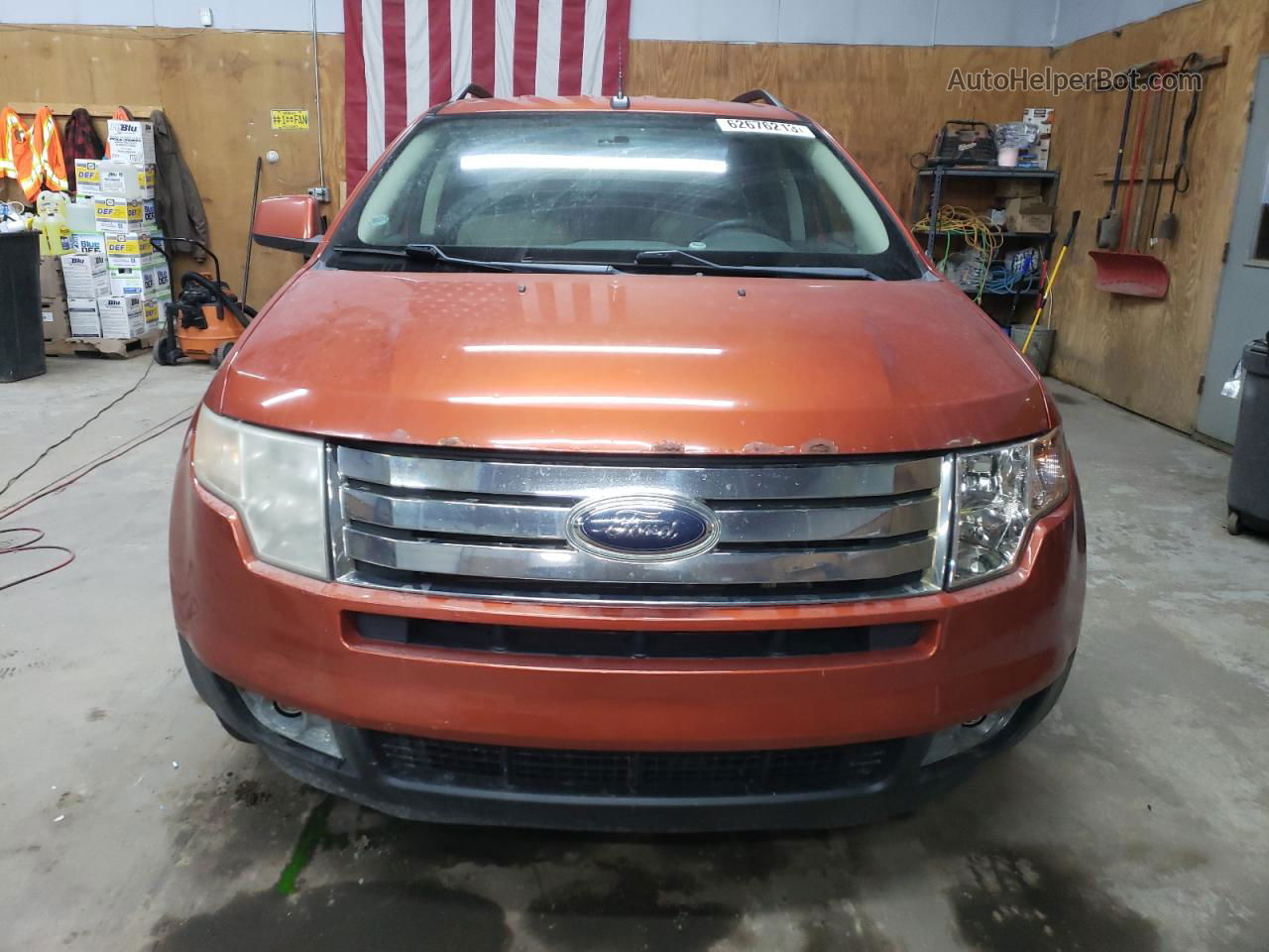 2008 Ford Edge Sel Orange vin: 2FMDK48C18BB22647