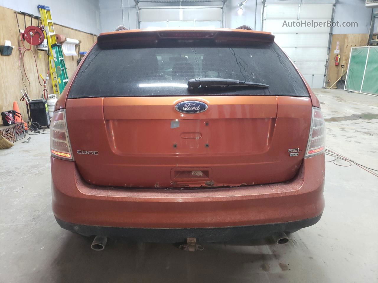 2008 Ford Edge Sel Orange vin: 2FMDK48C18BB22647