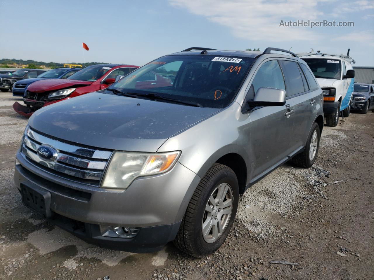 2008 Ford Edge Sel Silver vin: 2FMDK48C28BA51880