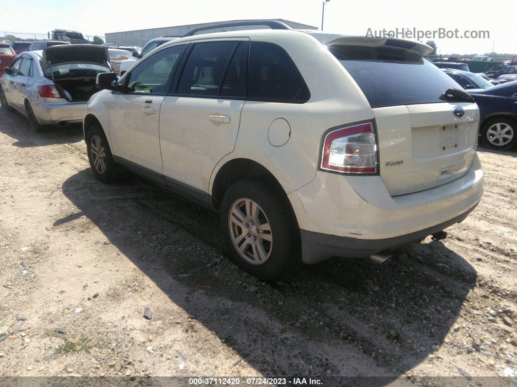 2008 Ford Edge Sel White vin: 2FMDK48C28BA78383