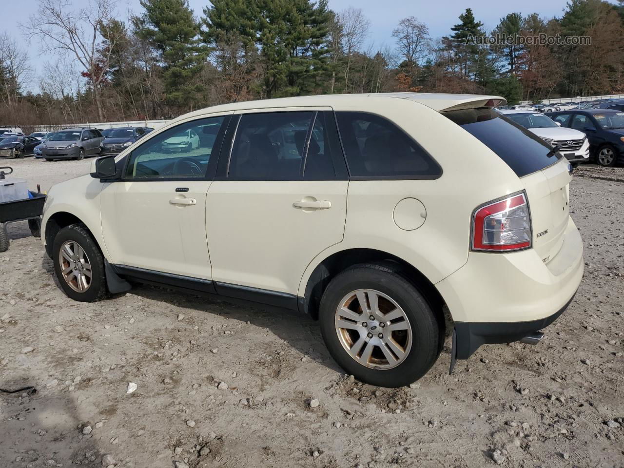 2008 Ford Edge Sel Cream vin: 2FMDK48C28BA89934