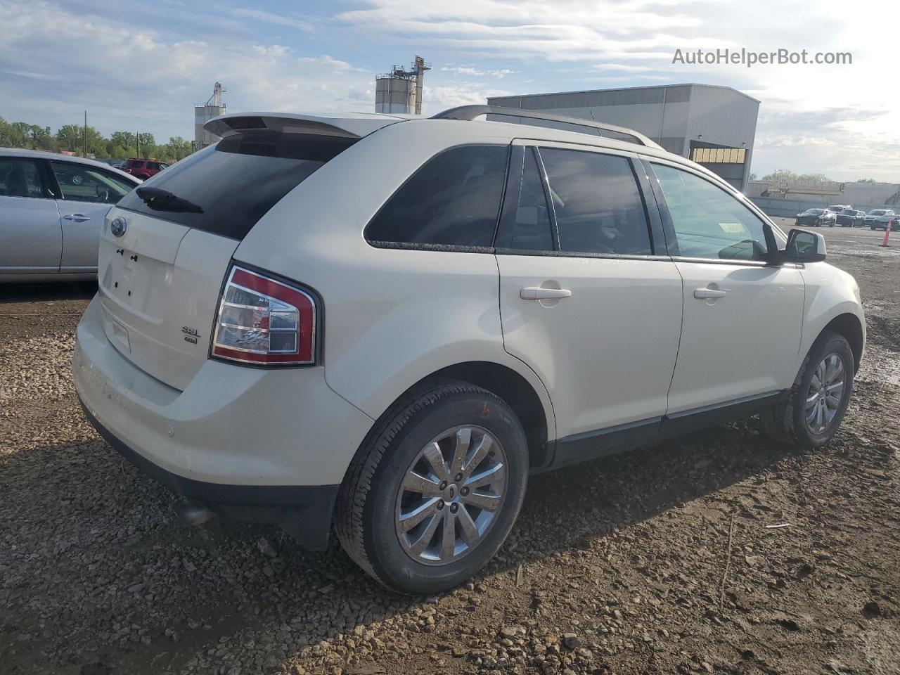 2008 Ford Edge Sel White vin: 2FMDK48C28BB35617