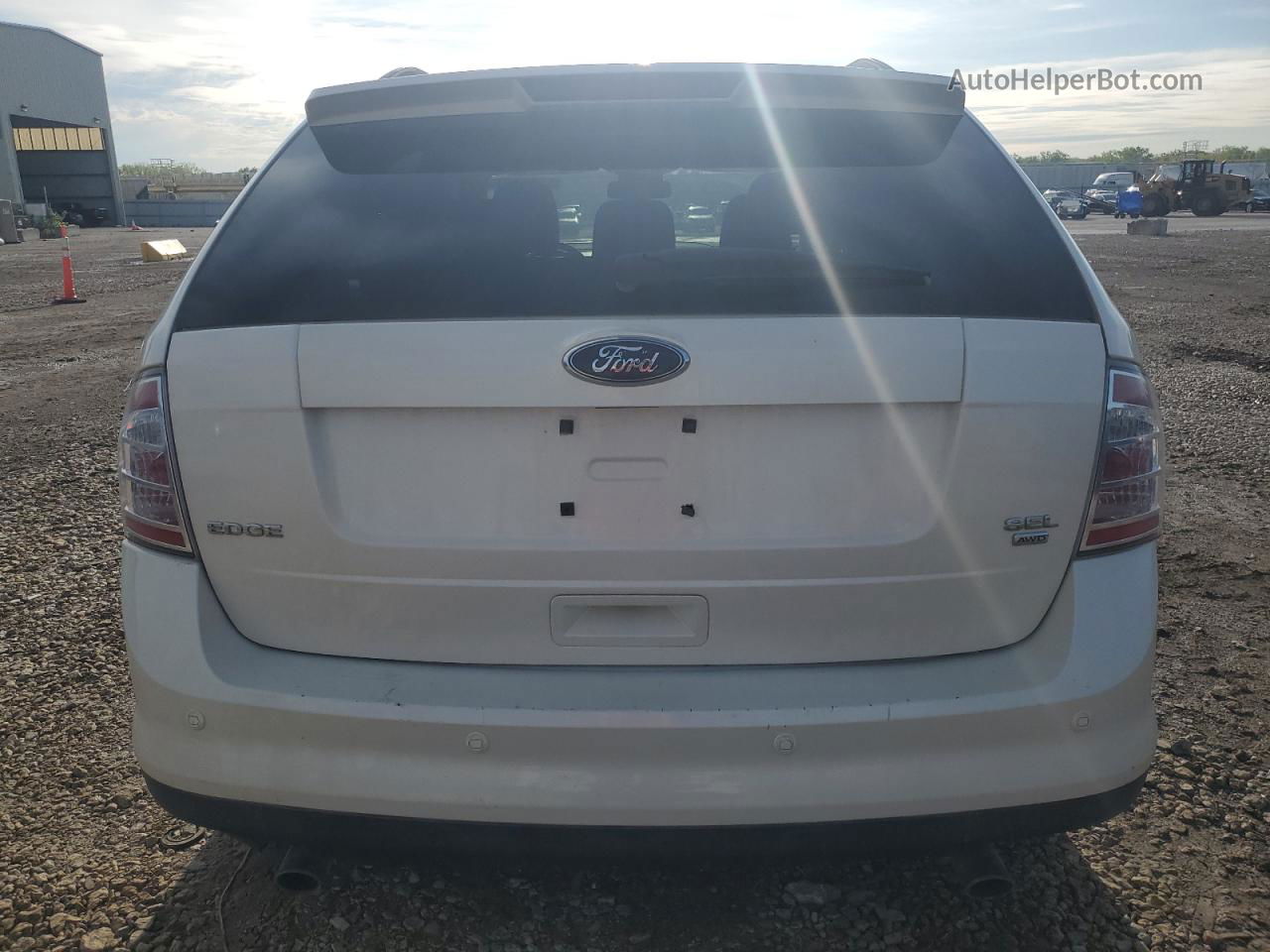 2008 Ford Edge Sel White vin: 2FMDK48C28BB35617