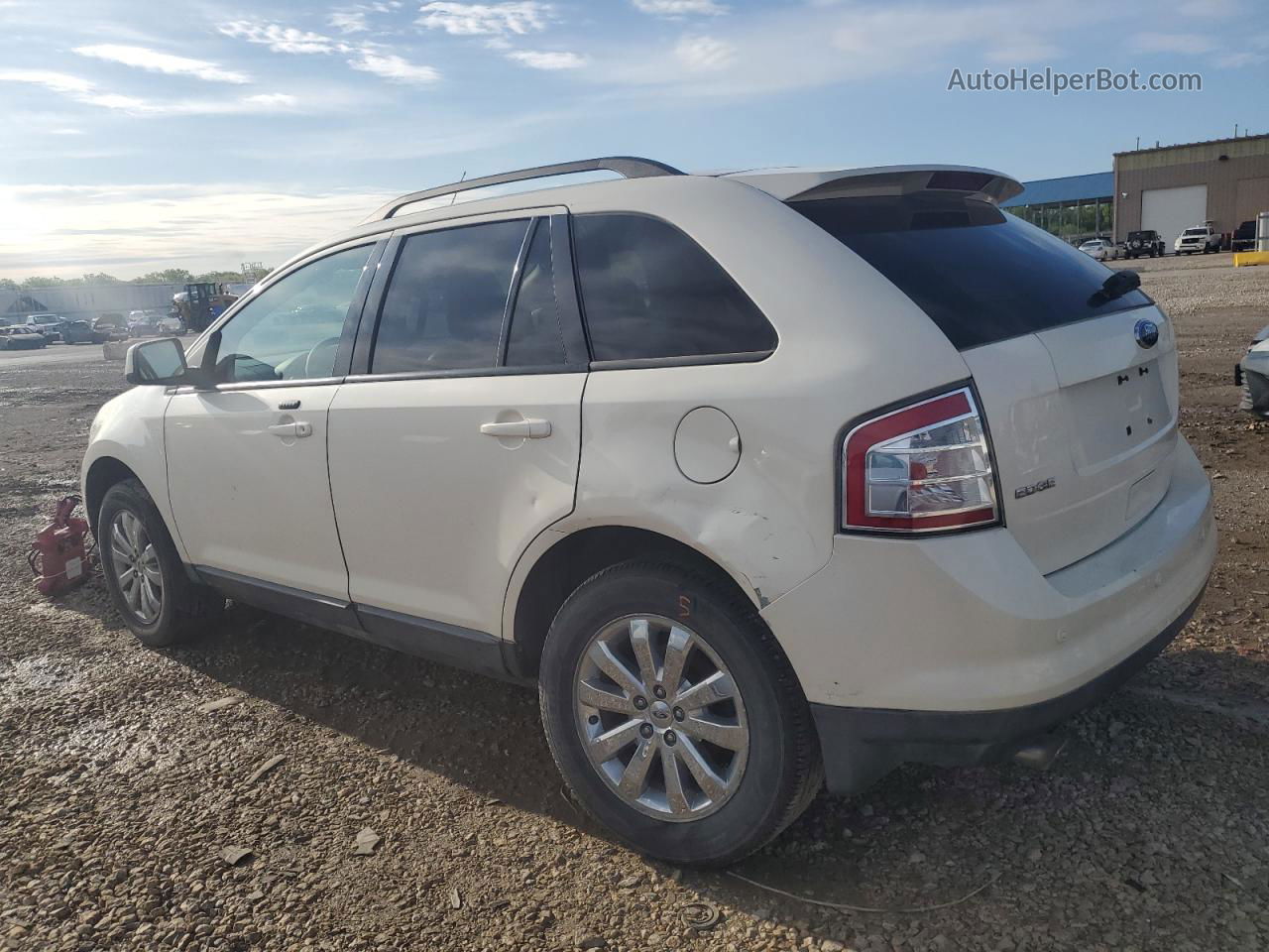 2008 Ford Edge Sel White vin: 2FMDK48C28BB35617