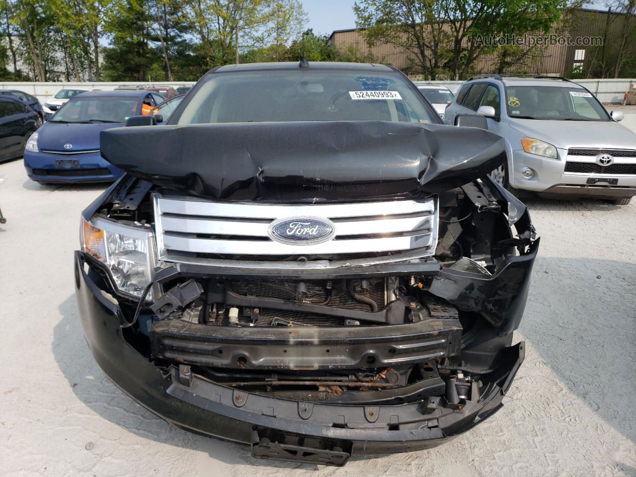 2008 Ford Edge Sel Black vin: 2FMDK48C28BB42387