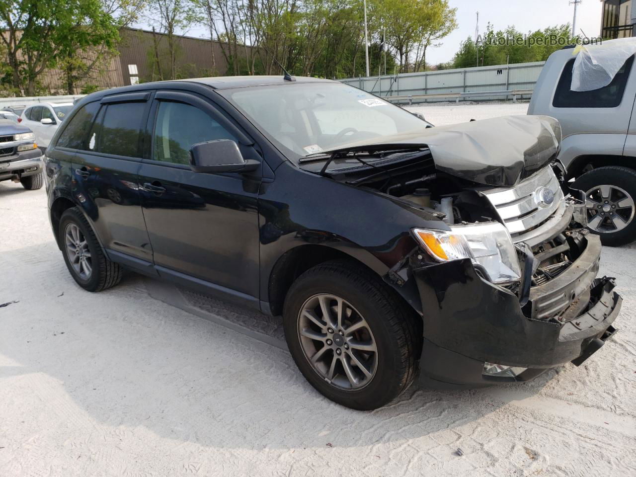 2008 Ford Edge Sel Black vin: 2FMDK48C28BB42387