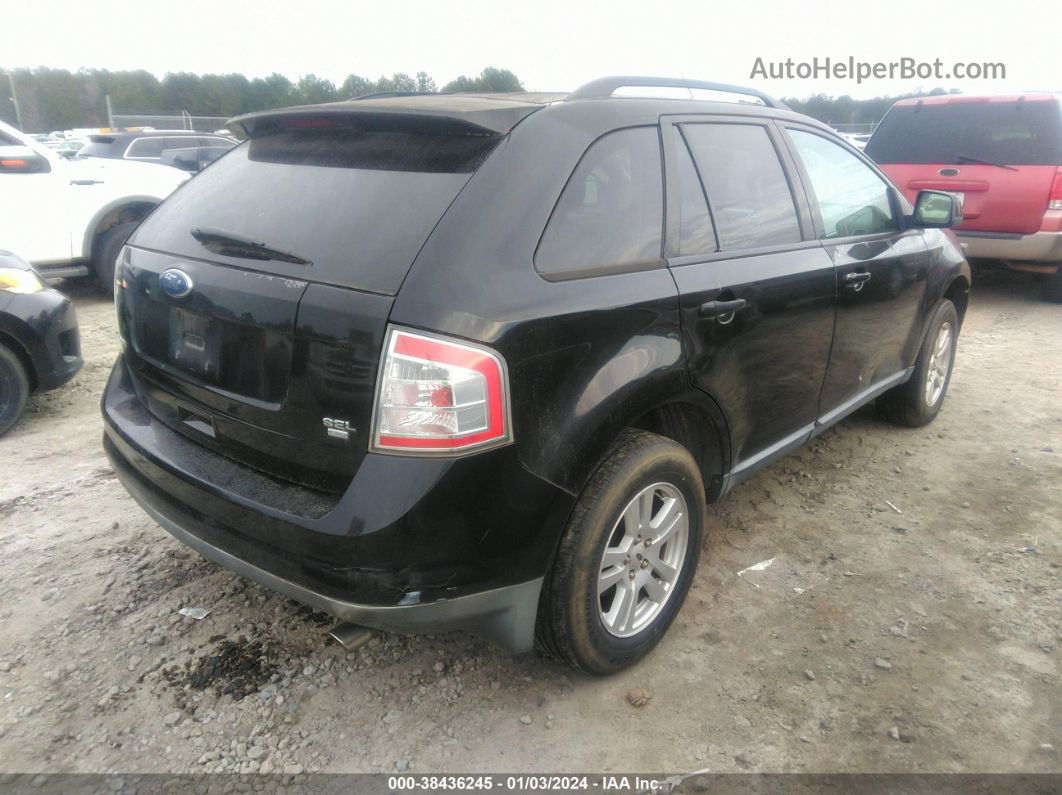 2008 Ford Edge Sel Black vin: 2FMDK48C38BA40483