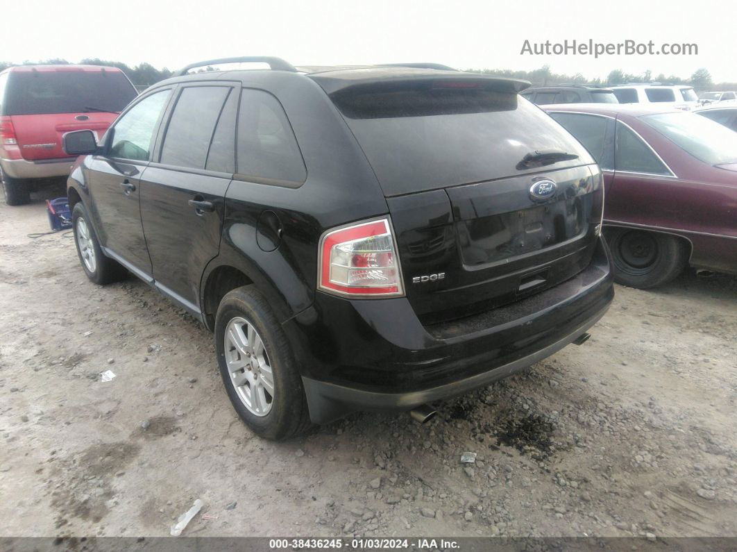 2008 Ford Edge Sel Black vin: 2FMDK48C38BA40483