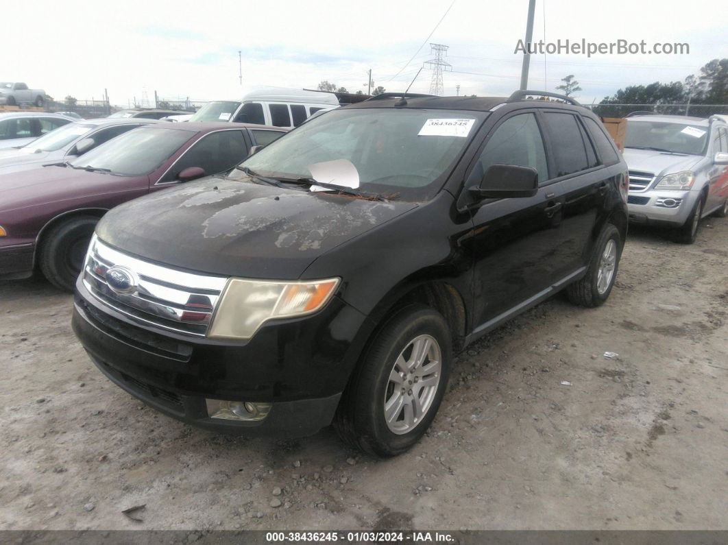 2008 Ford Edge Sel Black vin: 2FMDK48C38BA40483