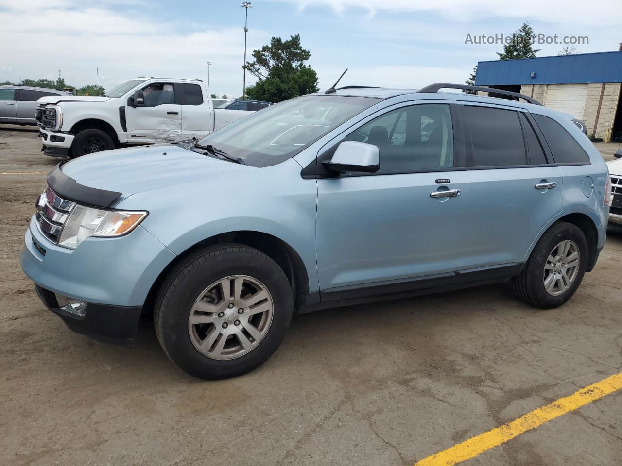 2008 Ford Edge Sel Blue vin: 2FMDK48C38BB02593