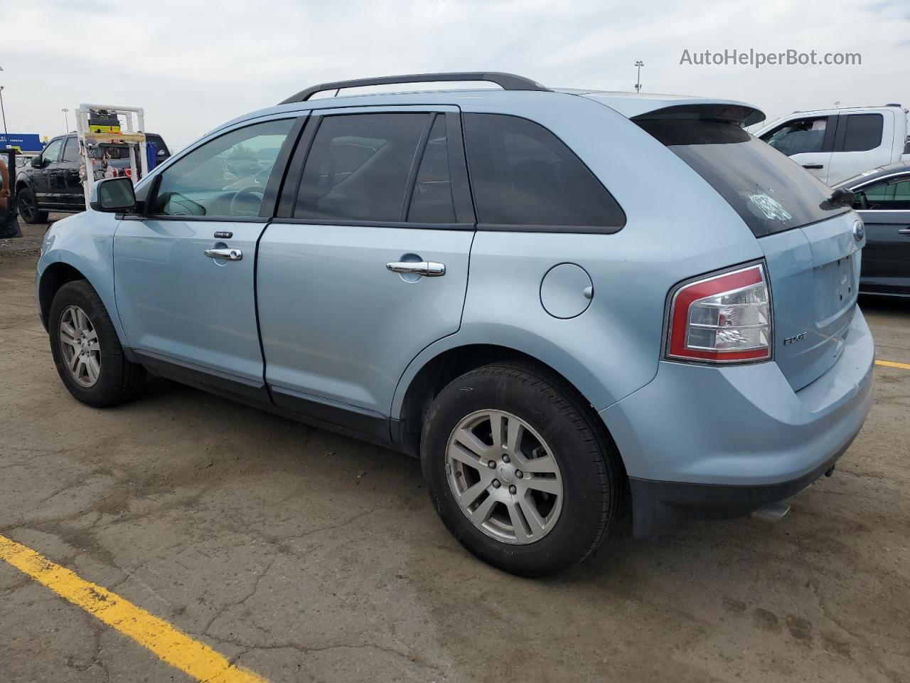 2008 Ford Edge Sel Blue vin: 2FMDK48C38BB02593