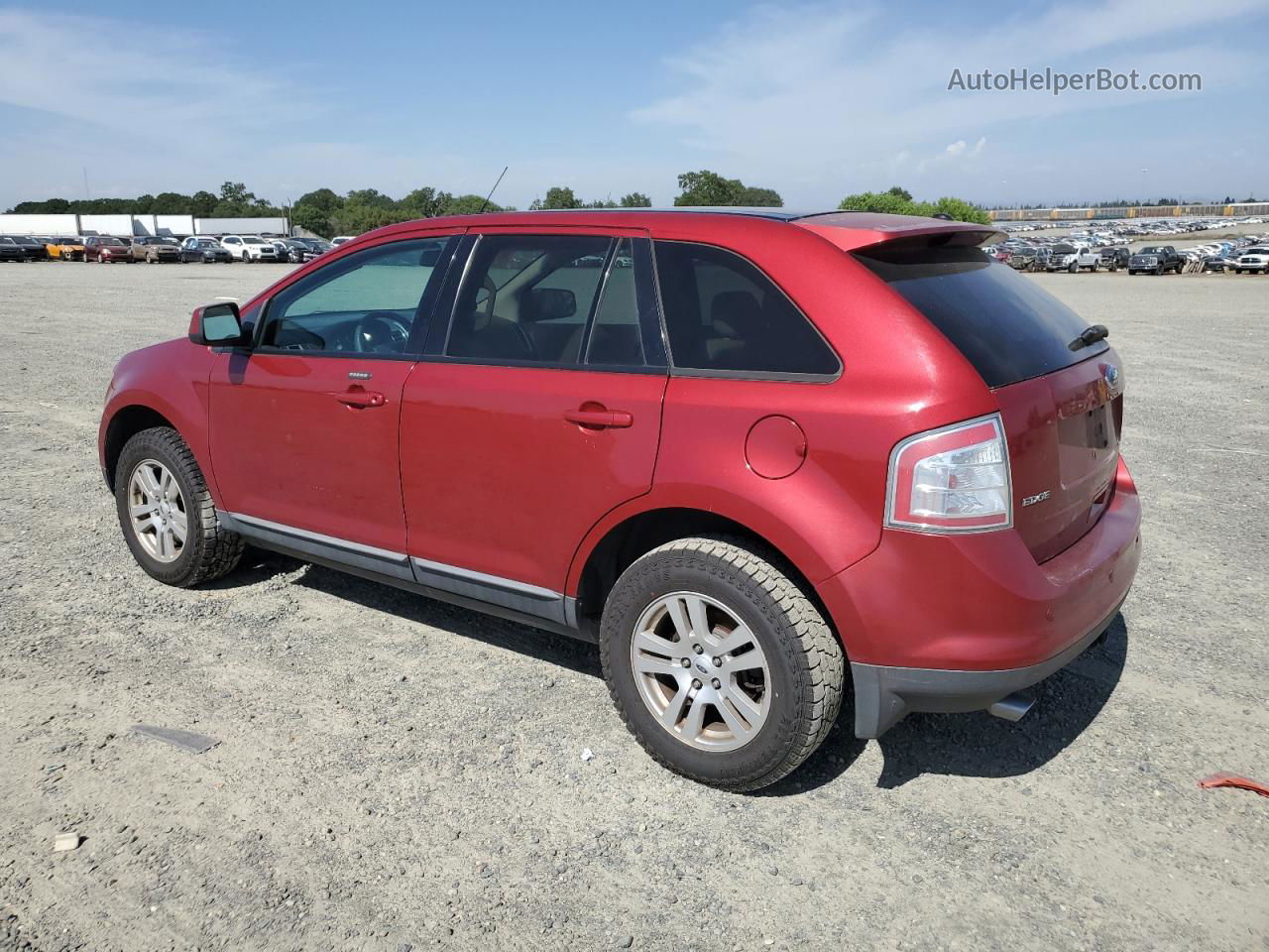 2008 Ford Edge Sel Red vin: 2FMDK48C38BB13352