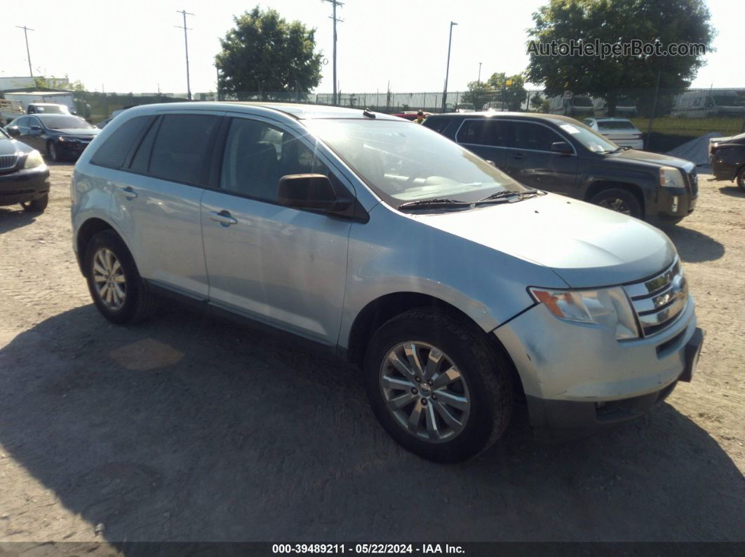 2008 Ford Edge Sel Light Blue vin: 2FMDK48C48BA05919