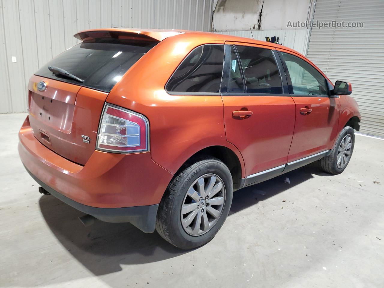 2008 Ford Edge Sel Orange vin: 2FMDK48C48BA42663