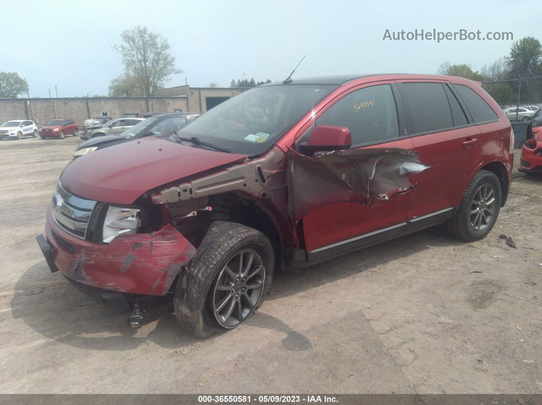 2008 Ford Edge Sel Red vin: 2FMDK48C48BA63321