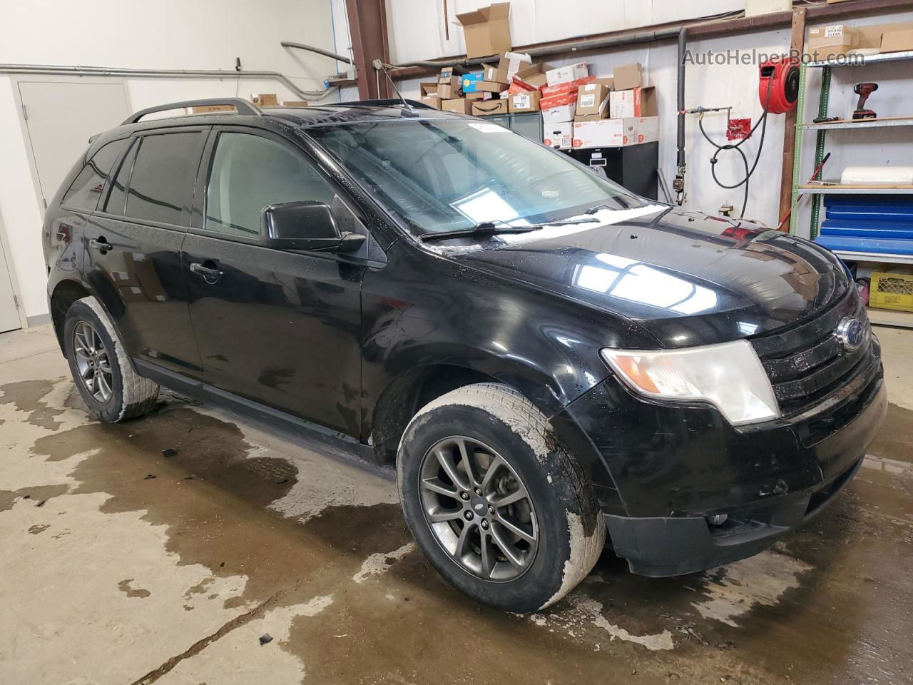 2008 Ford Edge Sel Black vin: 2FMDK48C48BB30015