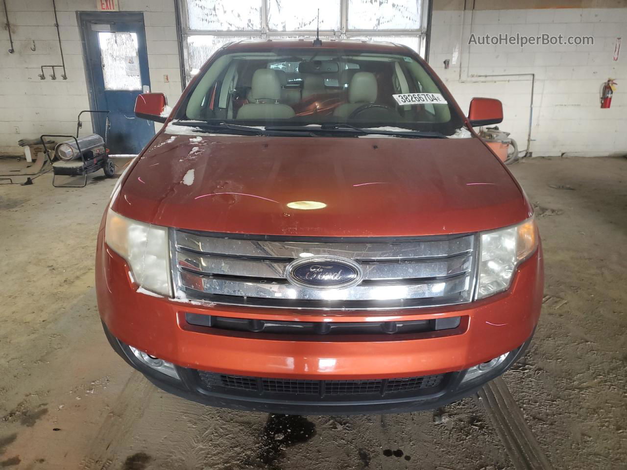 2008 Ford Edge Sel Orange vin: 2FMDK48C58BA59066