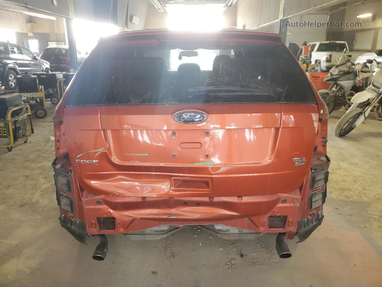 2008 Ford Edge Sel Orange vin: 2FMDK48C58BA59066