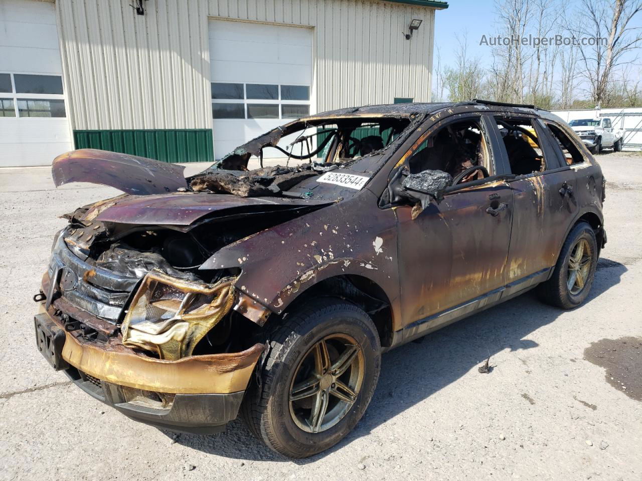 2008 Ford Edge Sel Burn vin: 2FMDK48C58BB25504