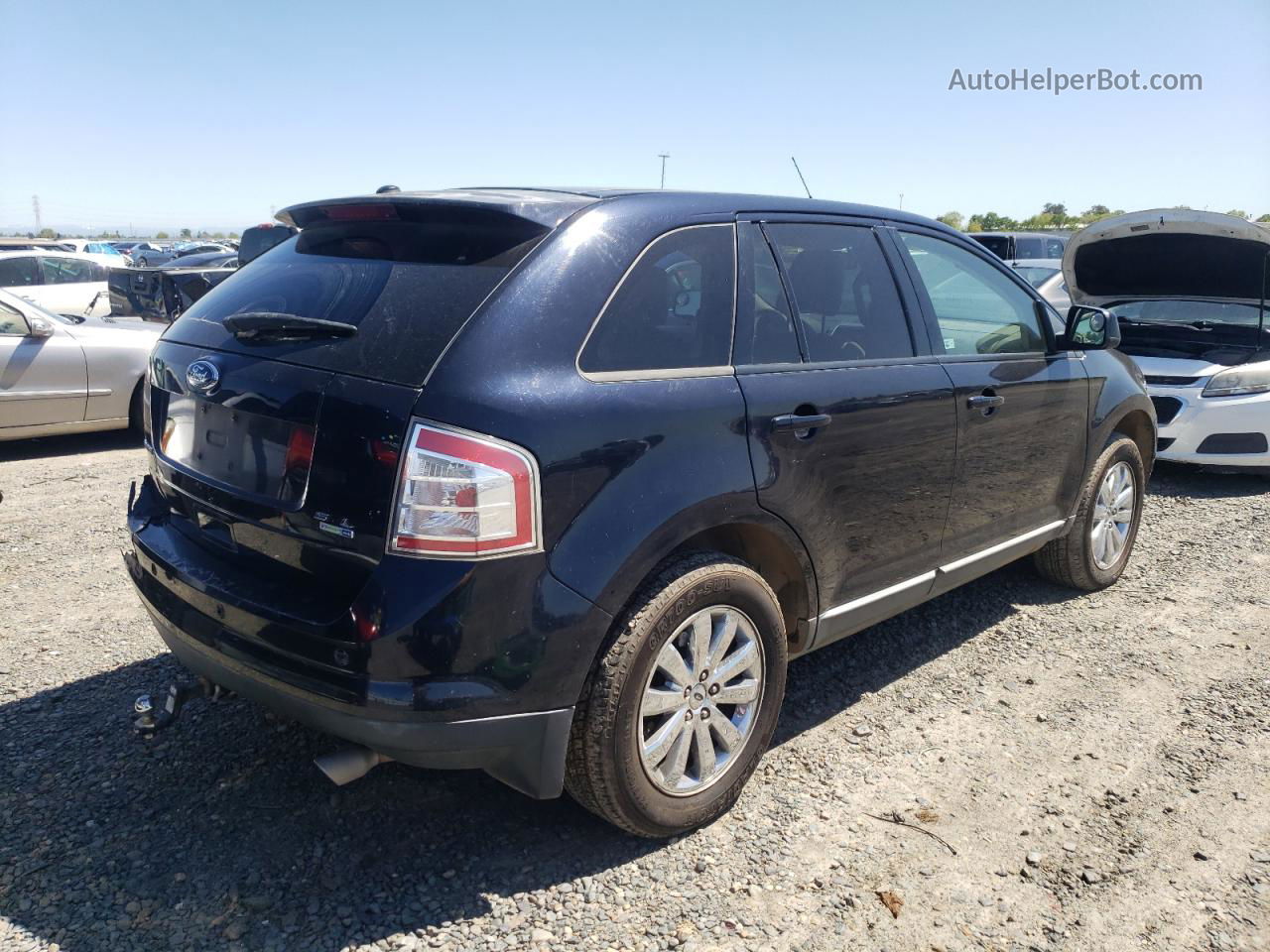 2008 Ford Edge Sel Blue vin: 2FMDK48C68BA75731