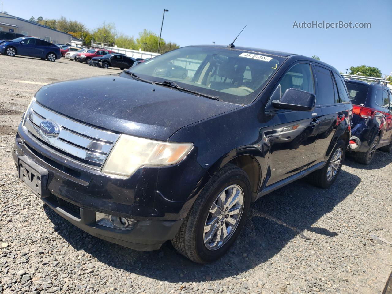 2008 Ford Edge Sel Blue vin: 2FMDK48C68BA75731