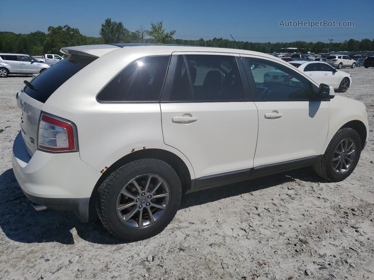 2008 Ford Edge Sel White vin: 2FMDK48C68BB32719