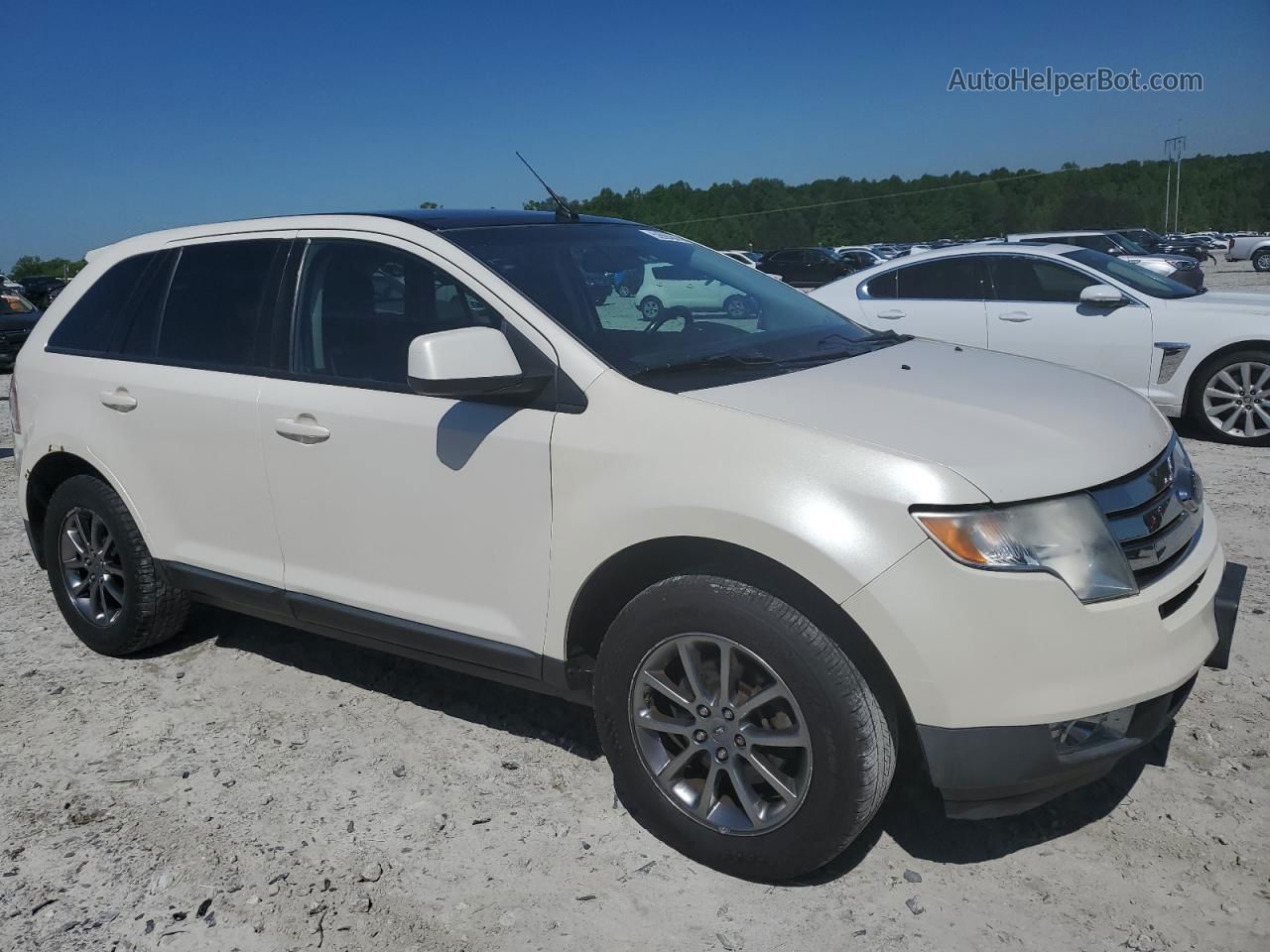 2008 Ford Edge Sel White vin: 2FMDK48C68BB32719