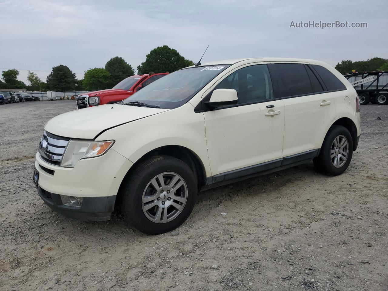 2008 Ford Edge Sel Cream vin: 2FMDK48C78BA36842