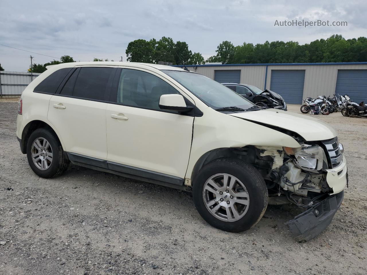 2008 Ford Edge Sel Cream vin: 2FMDK48C78BA36842