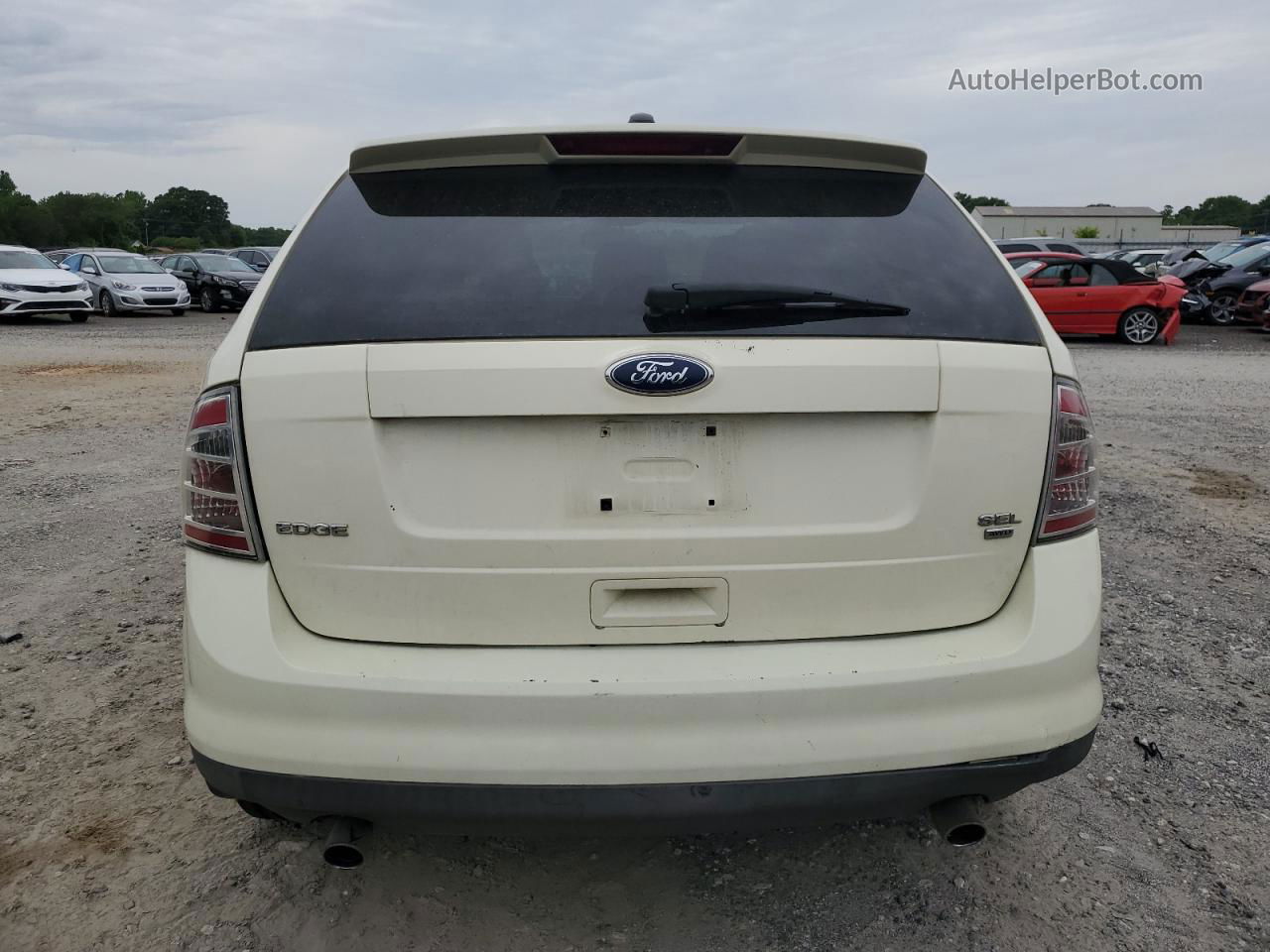 2008 Ford Edge Sel Cream vin: 2FMDK48C78BA36842