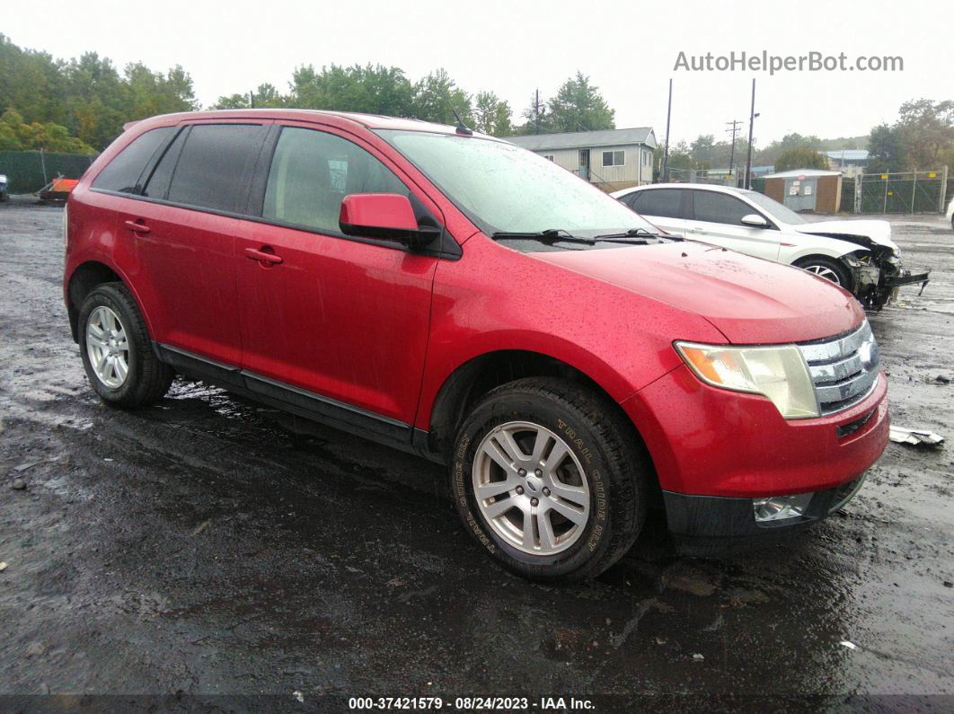 2008 Ford Edge Sel Red vin: 2FMDK48C78BA50644