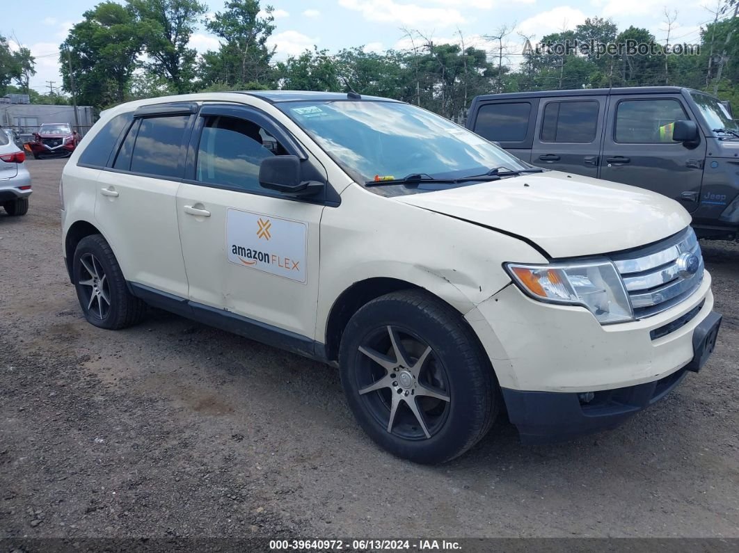 2008 Ford Edge Sel White vin: 2FMDK48C78BB12303