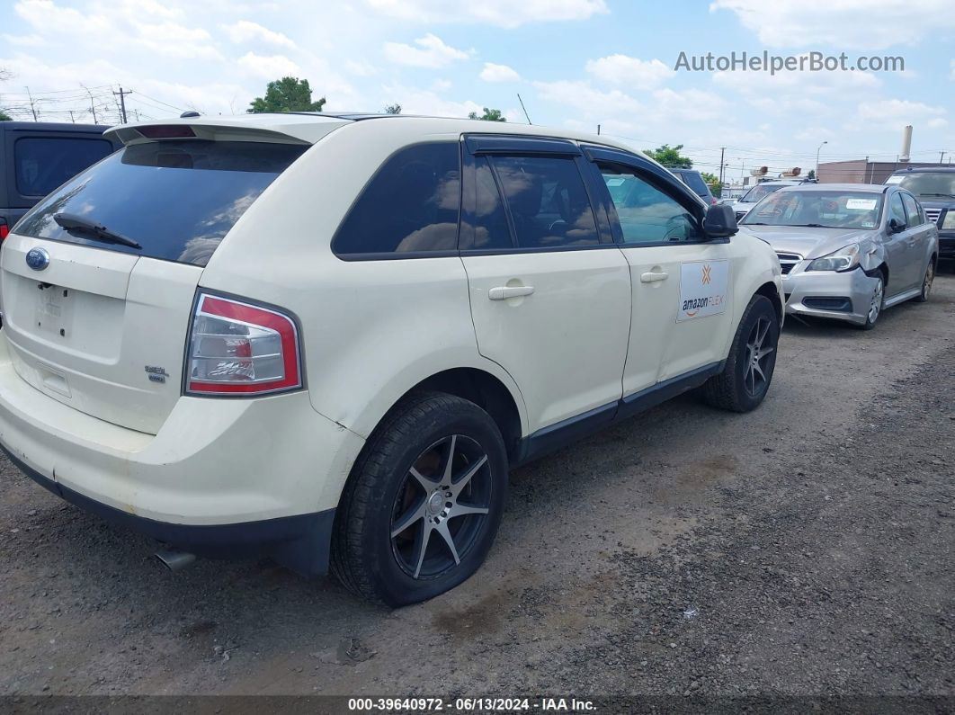 2008 Ford Edge Sel White vin: 2FMDK48C78BB12303