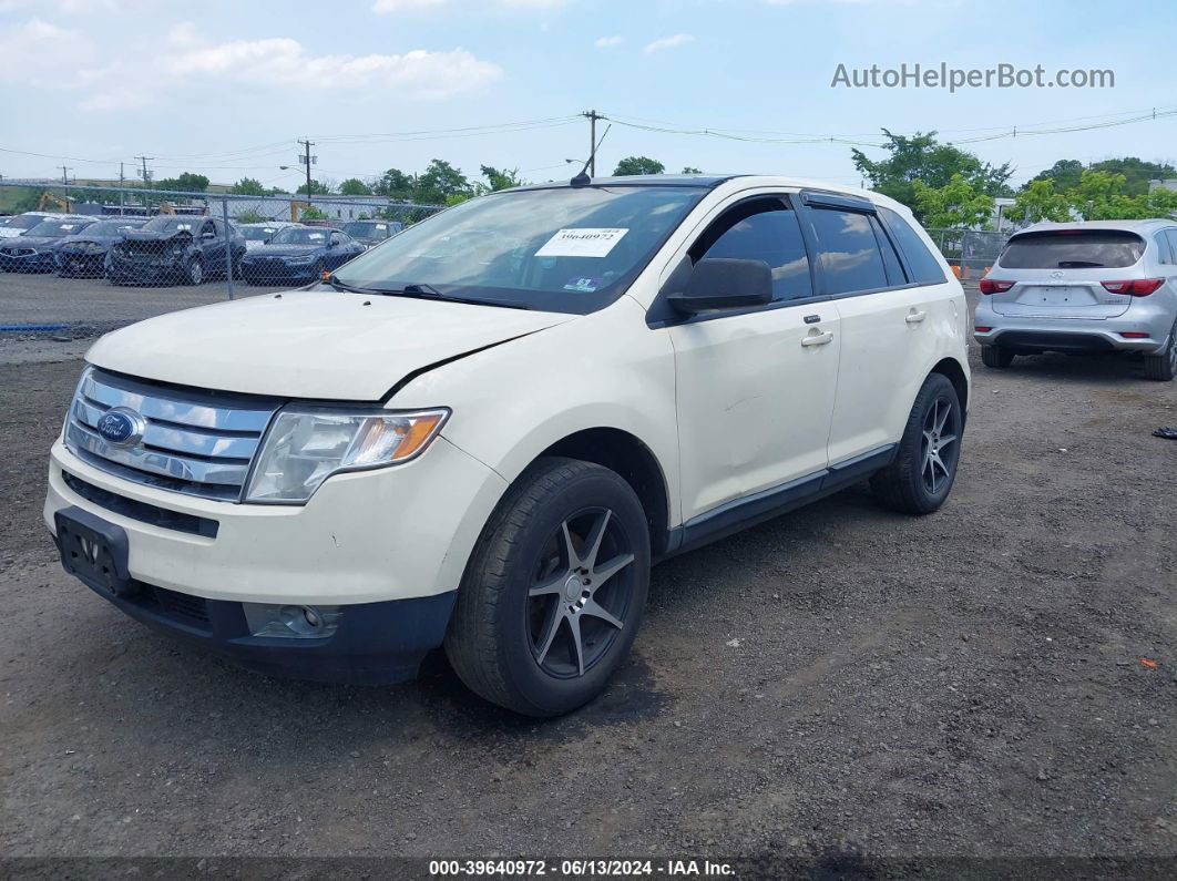 2008 Ford Edge Sel White vin: 2FMDK48C78BB12303