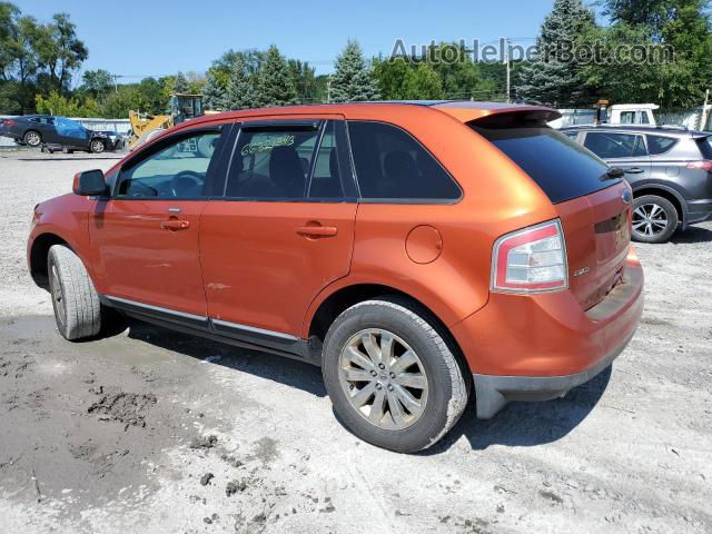 2008 Ford Edge Sel Orange vin: 2FMDK48C78BB20109