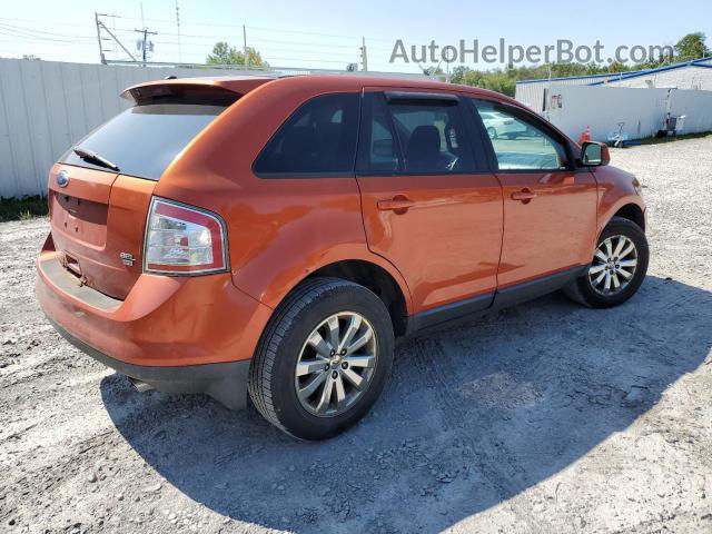 2008 Ford Edge Sel Orange vin: 2FMDK48C78BB20109