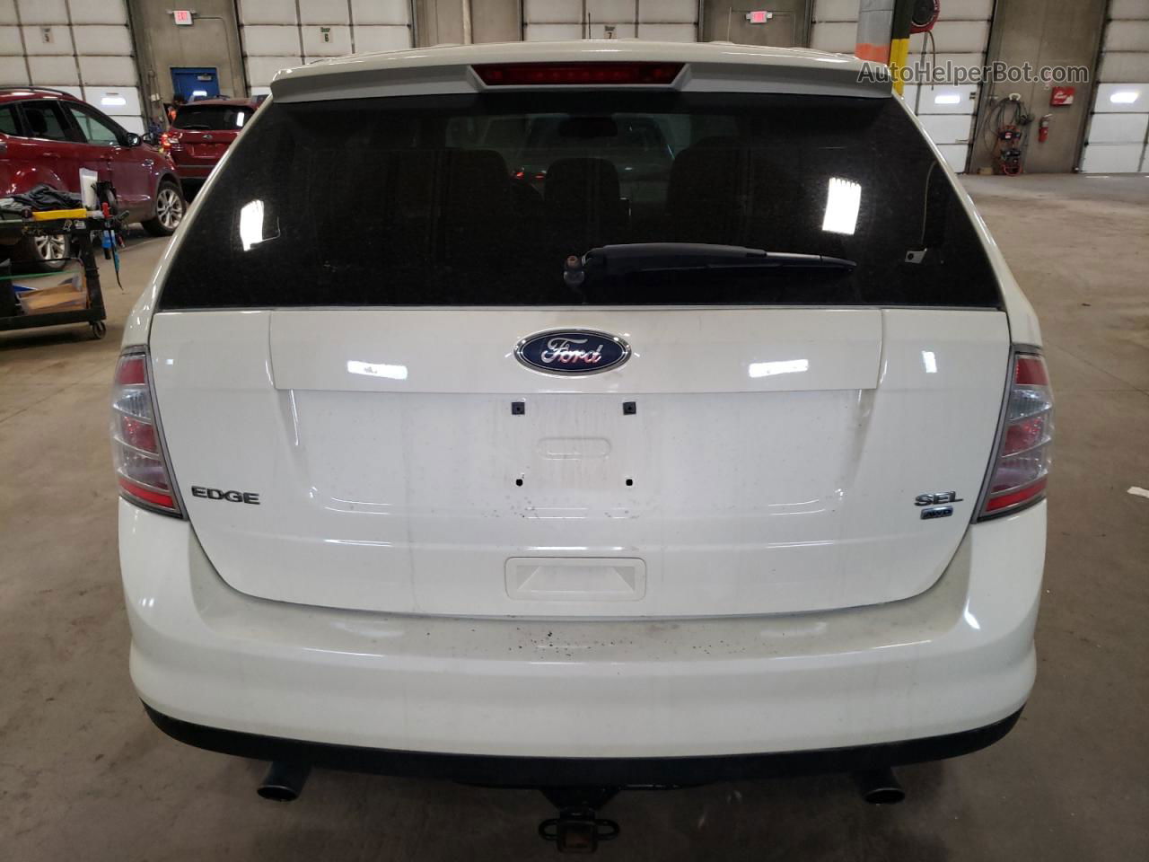 2008 Ford Edge Sel White vin: 2FMDK48C78BB28582