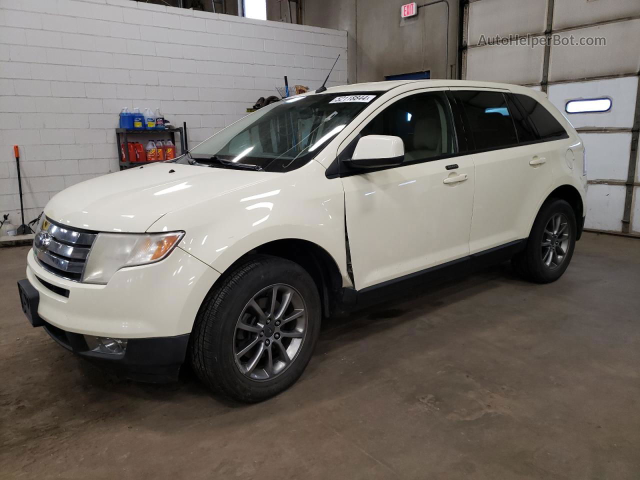 2008 Ford Edge Sel White vin: 2FMDK48C78BB28582