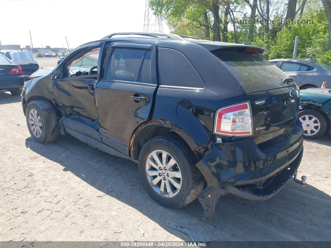 2008 Ford Edge Sel Black vin: 2FMDK48C88BA08273