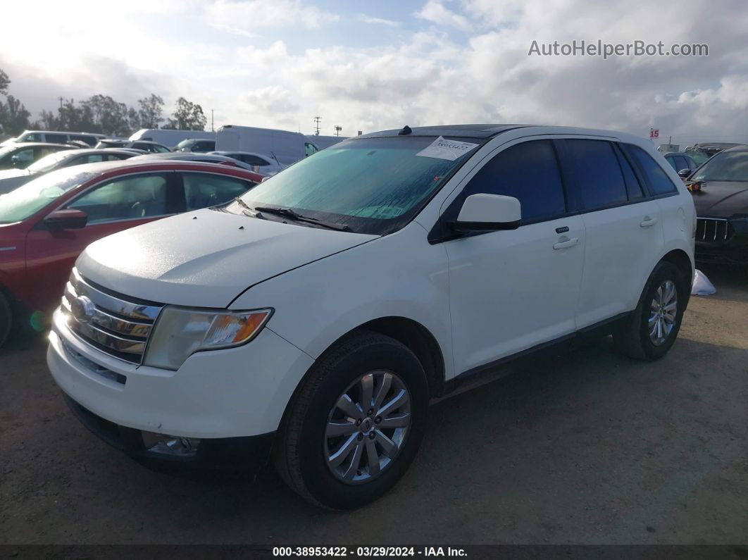 2008 Ford Edge Sel White vin: 2FMDK48C88BA21010