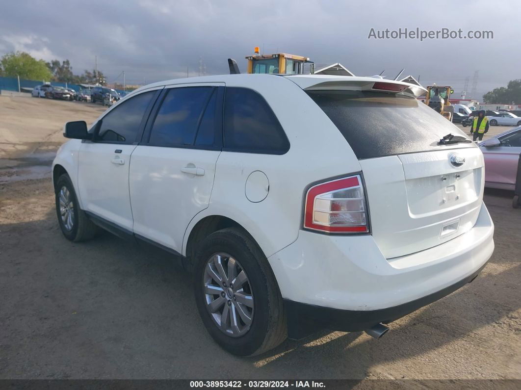 2008 Ford Edge Sel White vin: 2FMDK48C88BA21010