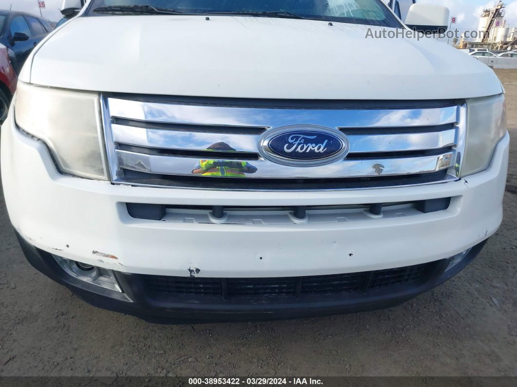 2008 Ford Edge Sel White vin: 2FMDK48C88BA21010