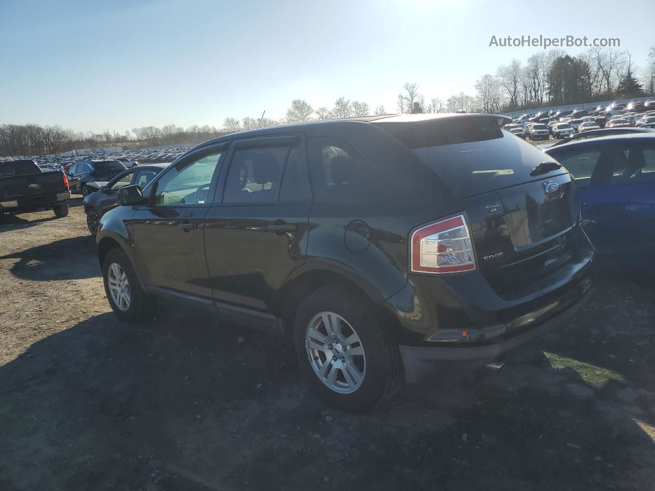 2008 Ford Edge Sel Black vin: 2FMDK48C88BA64584