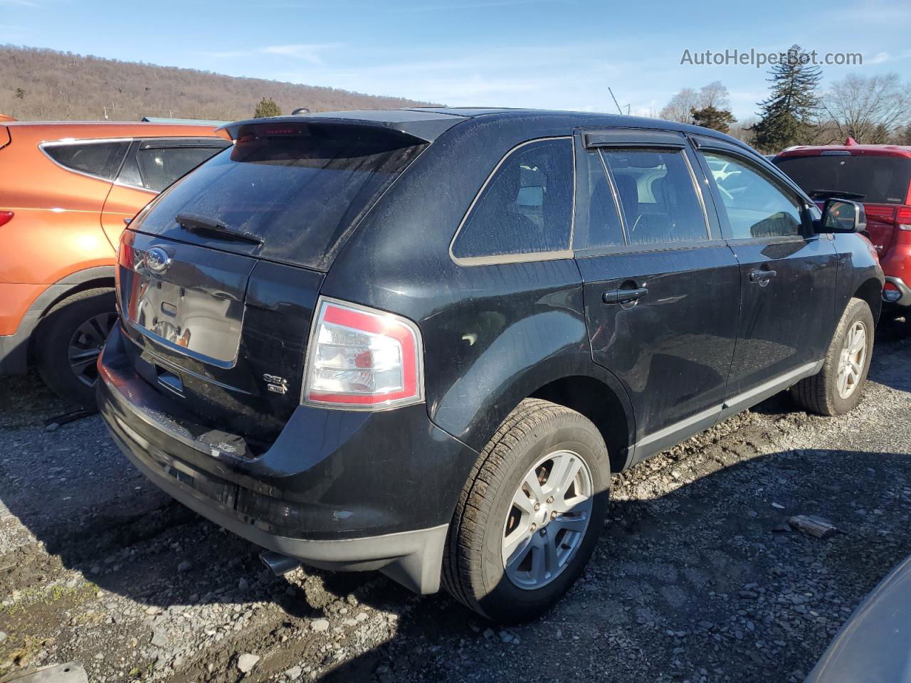 2008 Ford Edge Sel Black vin: 2FMDK48C88BA64584