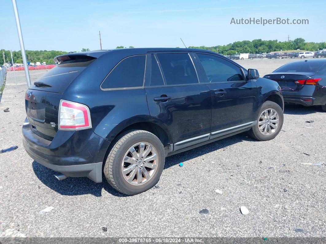 2008 Ford Edge Sel Черный vin: 2FMDK48C88BA73401