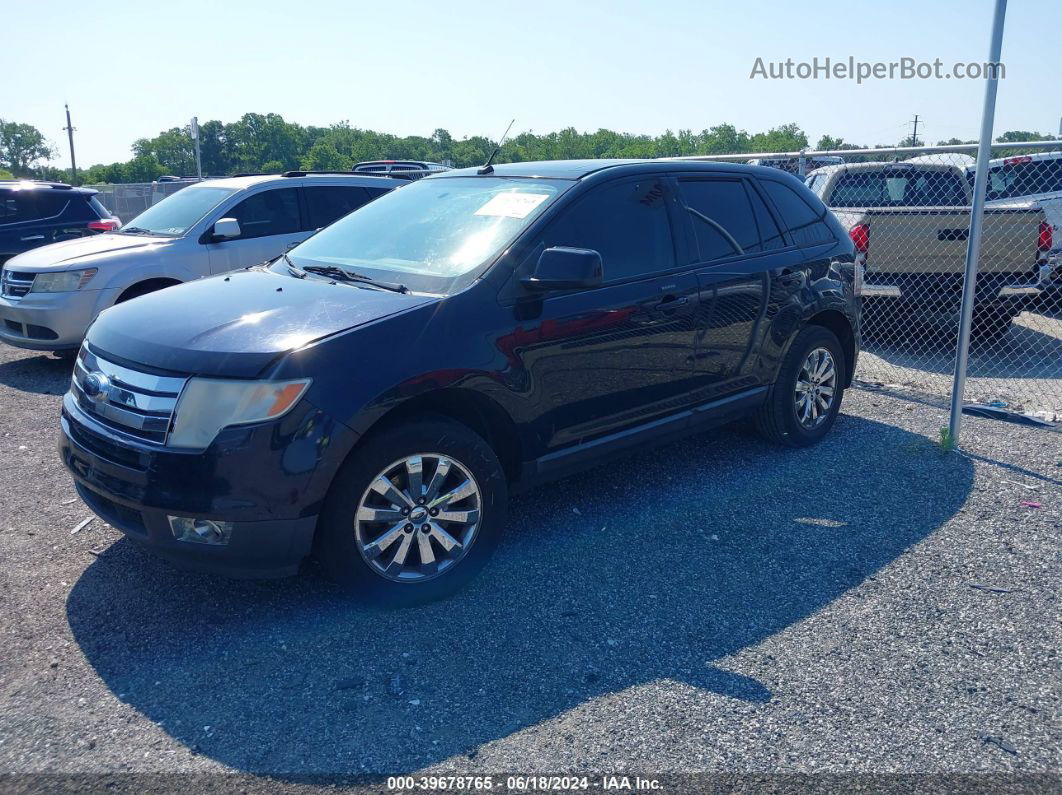 2008 Ford Edge Sel Black vin: 2FMDK48C88BA73401