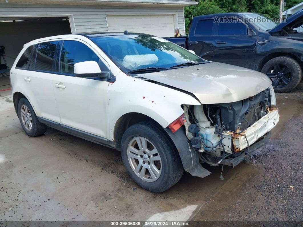 2008 Ford Edge Sel White vin: 2FMDK48C98BA57921