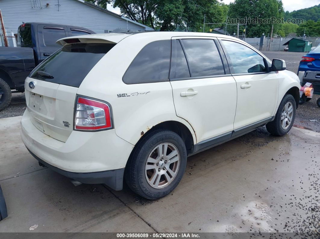 2008 Ford Edge Sel White vin: 2FMDK48C98BA57921